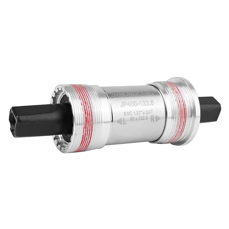 Boîtier Pédalier Stronglight JP400 - 115mm, Axe Carré, Filetage Italien, Cuvettes Alu