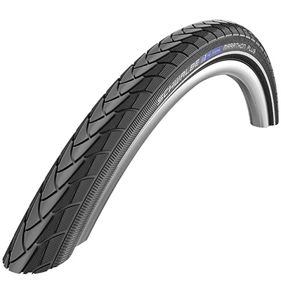 Schwalbe PNEU VTC URBAIN 700 X 38 (29 x 1,50) MARATHON PLUS NOIR TR (40-622) RENFORT 5mm FLANC REFLE