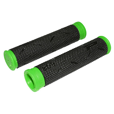 Paire De Poignées Vélo VTT Progrip 808 Noir/jaune - Diam 22mm X L120mm - Neuves
