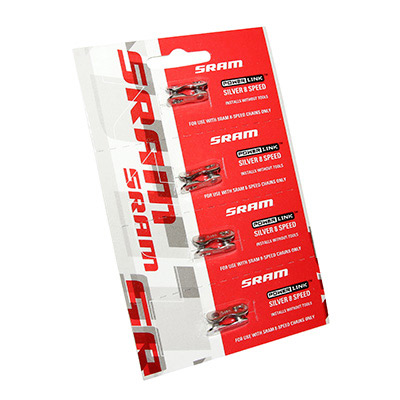 Sram CONNECTEUR DE CHAINE VELO  7-8V. ARGENT  (ATTACHE RAPIDE)