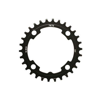 Plateau vtt 4bra d.104 pour shimano deore m590 triple 36dts milieu