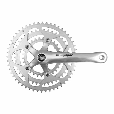 Stronglight Pedalier route impact argent 52-42-30