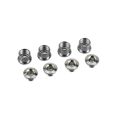 Stronglight Intravis pedalier route double inox (jeu de 5) - vis et