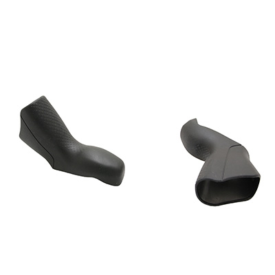 Levier-manette route microshift 9v. triple alu noir (paire) compatible shimano o
