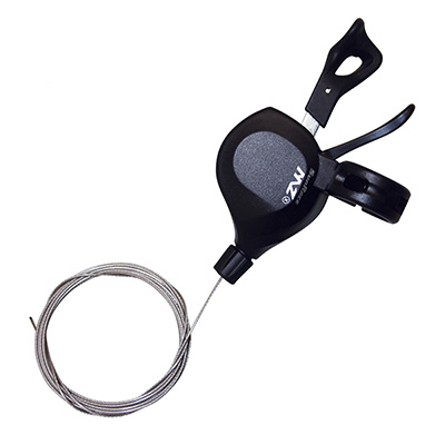 Sunrace MANETTE VTT DROITE DUAL LEVER MZ3 12V. COMPATIBLE SHIMANO