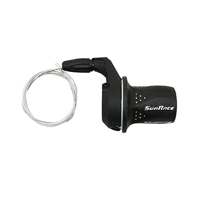 Sunrace MANETTE VTT GAUCHE TWIST GRIPSHIFT M21 3V. - POIGNEE TOURNANTE