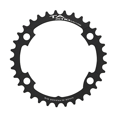 Spécialités TA PLATEAU ROUTE 4BRA D.110 POUR SHIMANO ULTEGRA R8000 - 6800 X110 INTERIEUR NOIR 11V.