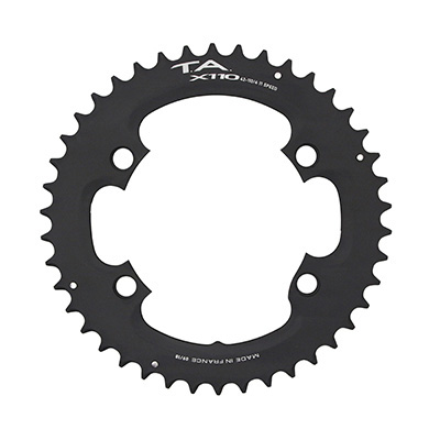 Spécialités TA PLATEAU ROUTE 4BRA D.110 POUR SHIMANO ULTEGRA R8000 - 6800 X110 EXTERIEUR NOIR 11V.