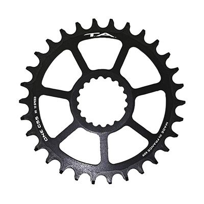 Spécialités TA PLATEAU VTT DIRECT MOUNT POUR CANNONDALE Ai ONE C55 COMPATIBLE FSA 10-11-12V. NOIR