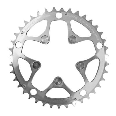 Plateau route 39dts d.110 compact int argent alu 7075 9/10v