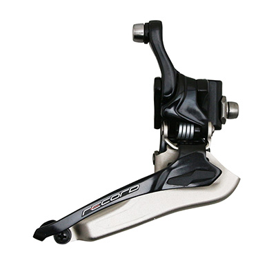 Dérailleur Avant Campagnolo Record - Pince 28,6 Mm, 6 Vitesses, Tirage Bas - Occasion Italie