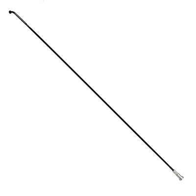 RAYON INOX NOIR PLAT (2,2 x 0,09mm) TETE COUDEE 2mm L 270mm SAPIM CX-RAY AVEC ECROUS