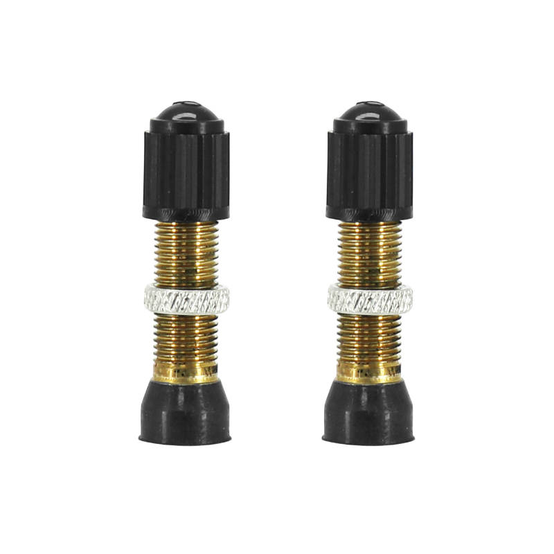 Valve Tubeless Schrader VELOX – Alu Noir 44mm – Obus Démontable (Vendu à L'unité)