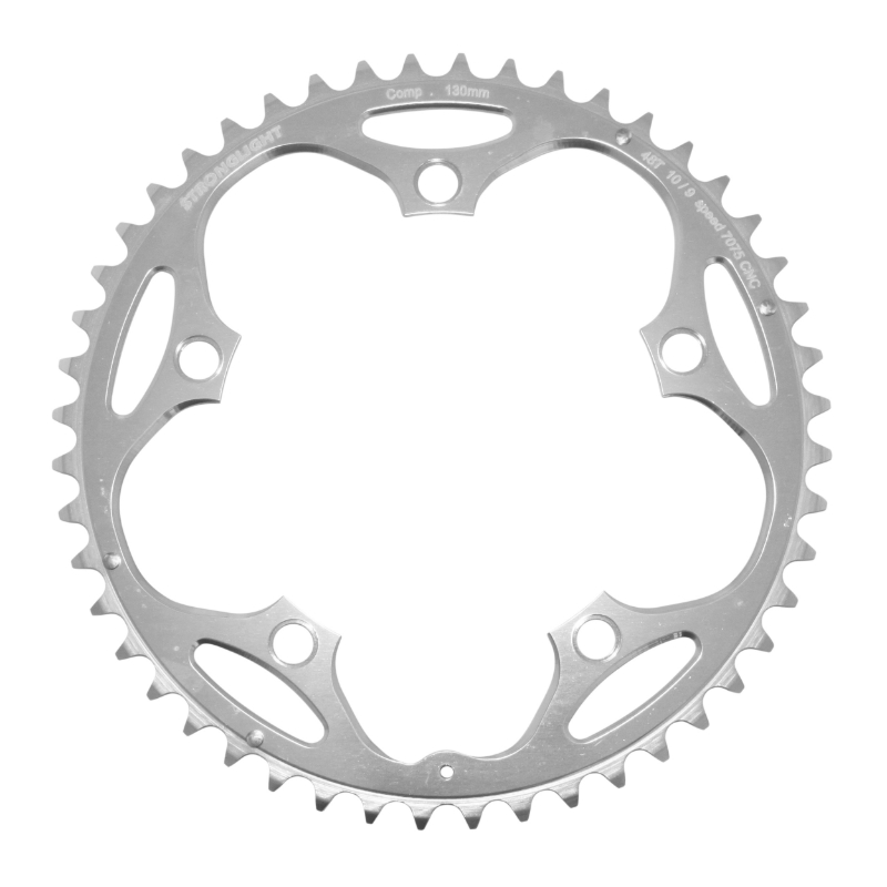 Plateau Triple Stronglight 24 Dents (Ø 74mm) Alu 7075 Noir Pour Route 9-10v