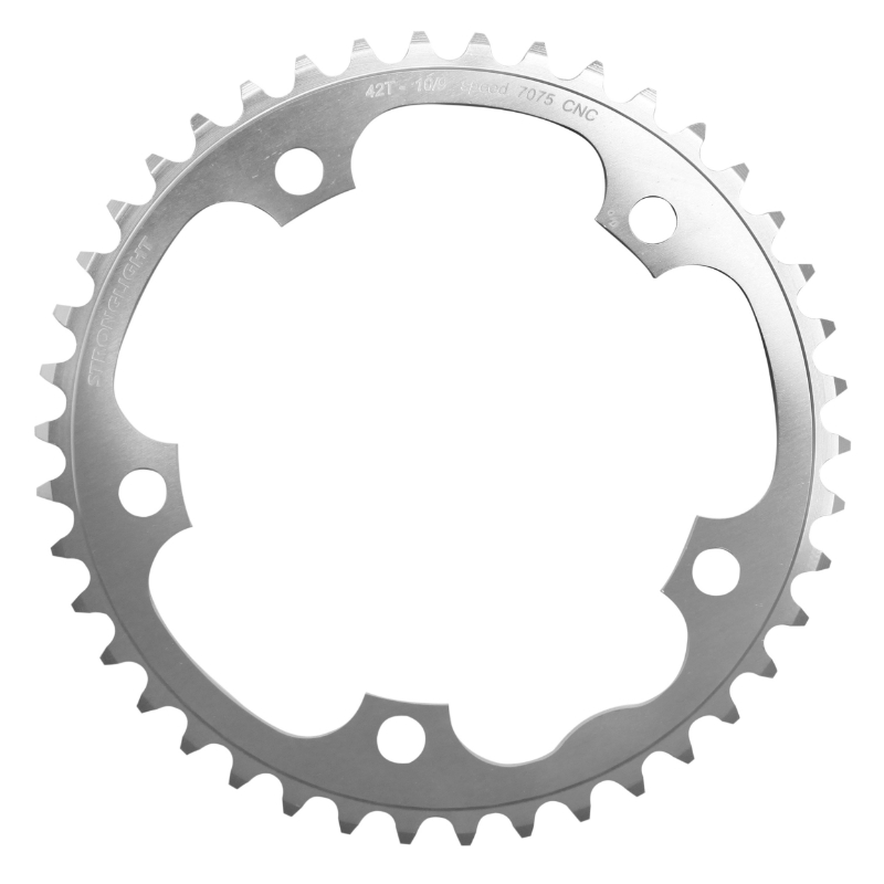 100 Rayons INOX Argent 2mm X 288mm Avec Écrous - Stronglight - Pour Roues Vélo