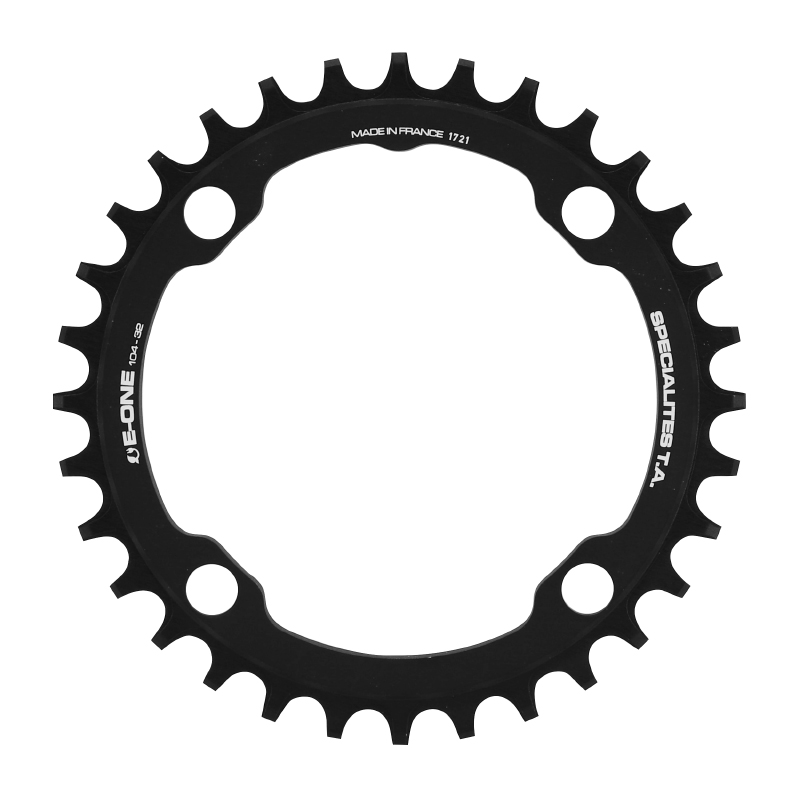 Spécialités TA PLATEAU VAE-E-BIKE 4BRA D.104 MONO NOIR ALU 7075