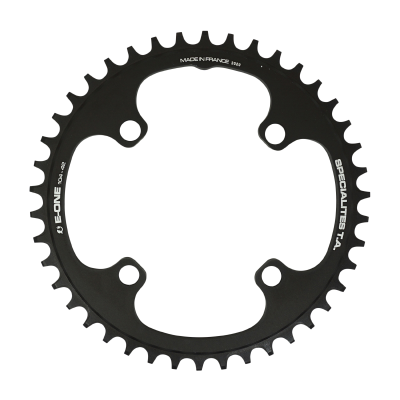 Spécialités TA PLATEAU VAE-E-BIKE 4BRA D.104 MONO NOIR ALU 7075