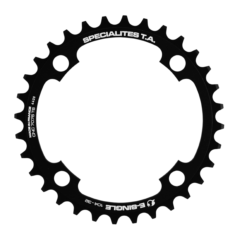 Spécialités TA PLATEAU VAE-E-BIKE 4BRA D.104 MONO NOIR ALU 7075