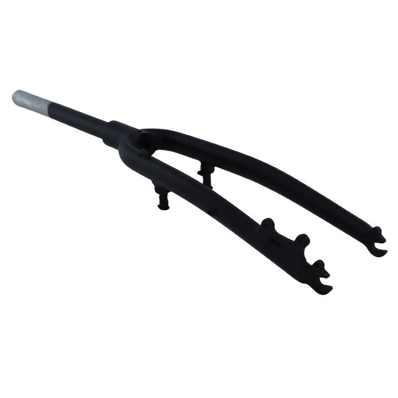 P2R Fourche vtc 700x35 rigide cintree acier chrome avec tasseaux pivot filete (255-160mm) 1 au meilleur prix avec Vélo Station