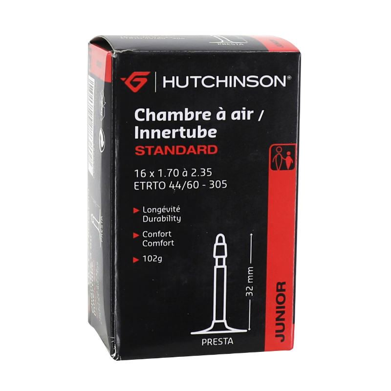 Hutchinson CHAMBRE A AIR VELO 16 x 1.70-2.35 VALVE PRESTA 40mm
