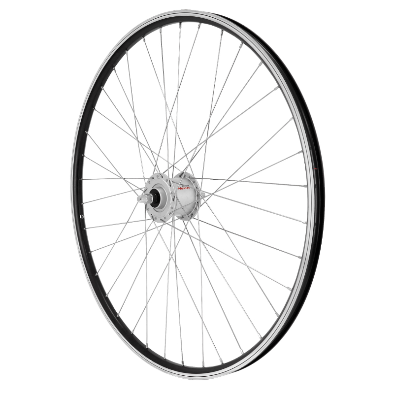 Velox ROUE VTC 700X35 ER10 AVANT ALU NOIR DOUBLE PAROI MOYEU SHIMANO ARGENT DYNAMO 6 VOLT-3W