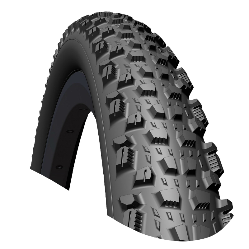 Pneu VTT Mitas Scylla 20 X 1.90 (50-406) – Noir, Tringle Rigide, Super Accroche !