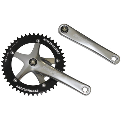 Pédalier Piste STRONGLIGHT MYGAL MESSENGER 170mm | Manivelles Aluminium 6061-T6 Plateau 130mm