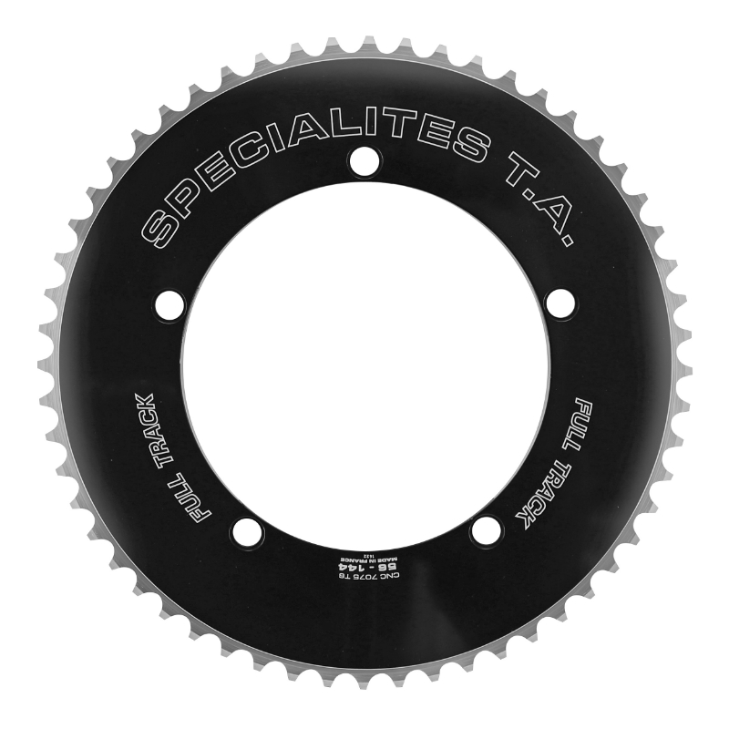 Spécialités TA PLATEAU PISTE 5BRA D.144 TA FULL TRACK NOIR ALU 7075 POUR CHAINE 3.17mm (11-8)