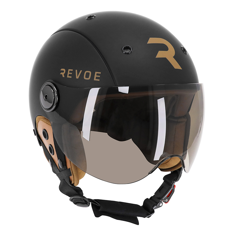 REVOE Casco Karm Casque Vélo Trottinette Roller Adulte Mat Kaki Taille S (55-56 Cm)
