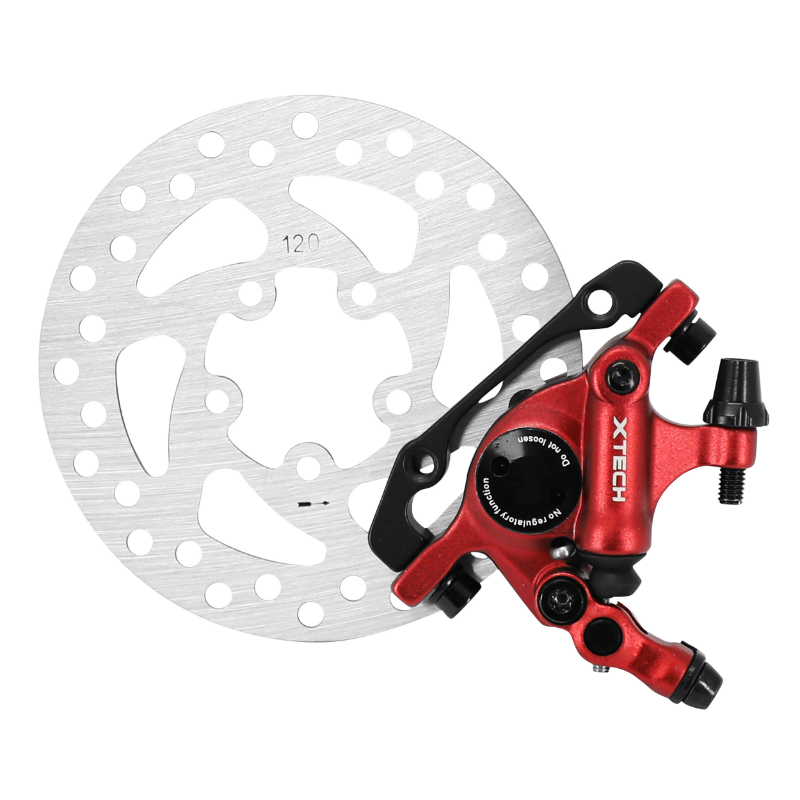 CYSKY Kit Freins à Disque Mécaniques Complet VTT - Avant Arrière + Rotors 160mm - Puissant Et Précis