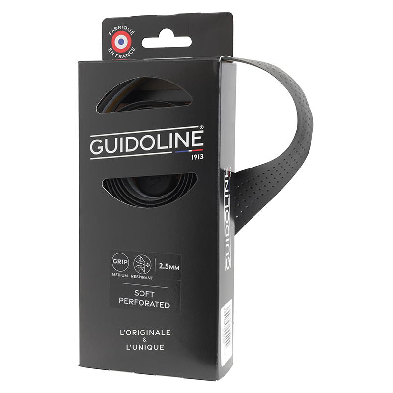 Guidoline Velox Perforée Jaune Brillant - Ruban De Guidon Vélo Gloss Perforé