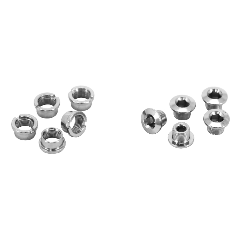 Jeu De 5 Vis De Pédalier Stronglight Piste – Mono Acier, Fixation Cheminée, PR205749