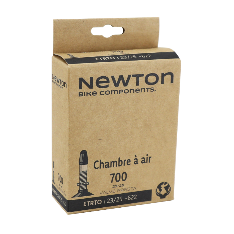 GRELiving 1 paire de chambres à air AV48 mm 700 x 23/25c Convient pour vélo électrique, vélo de route, vélo de tourisme, accessoires de vélo de course