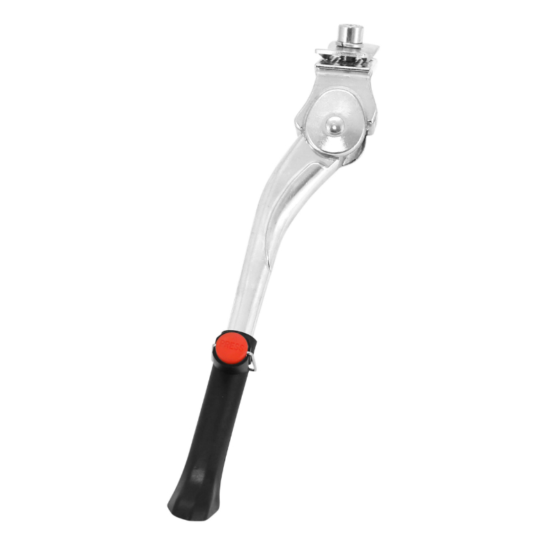 Béquille Double Velo P2R Renforcée 24-28 Pouces – Alu Argenté, Réglable