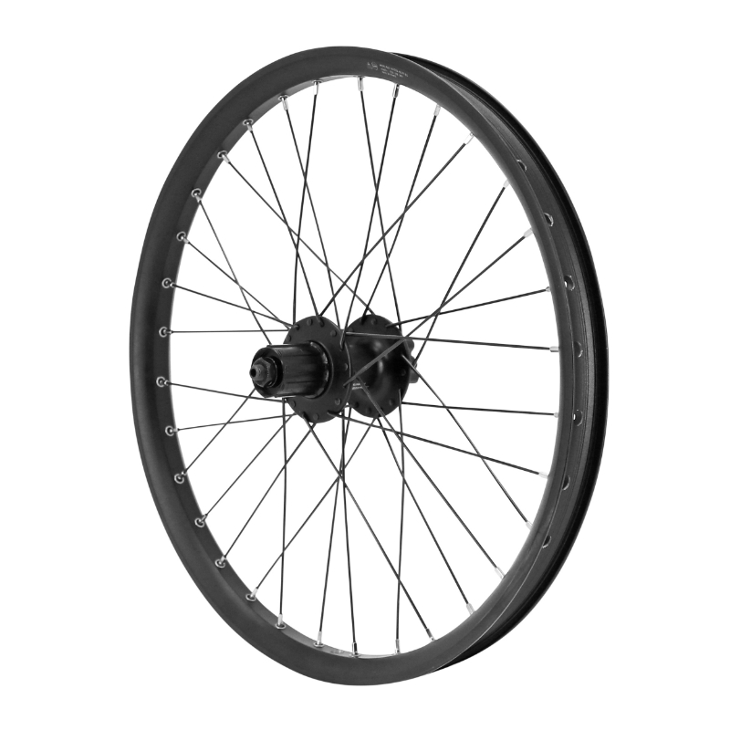 ROUE VTT 26 AVANT ALU M110 NOIRE MOY ARGENT ALU BLOCAGE