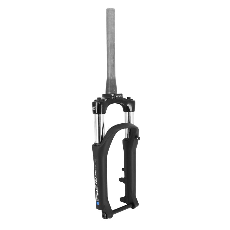 Fourche Vtt 26'' Rigide Cintree Acier Chrome Avec Tasseaux
