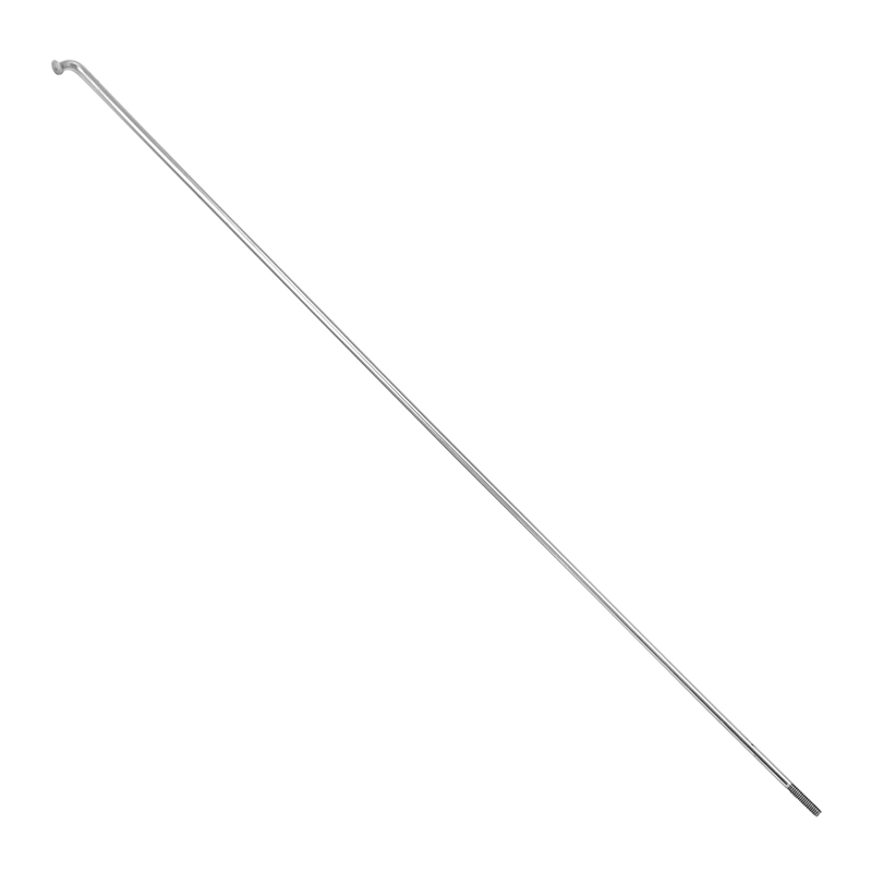 RAYON INOX ARGENT VELOX MACH1 2mm L 253mm TETE COUDEE AVEC ECROU (BOITE DE 100)