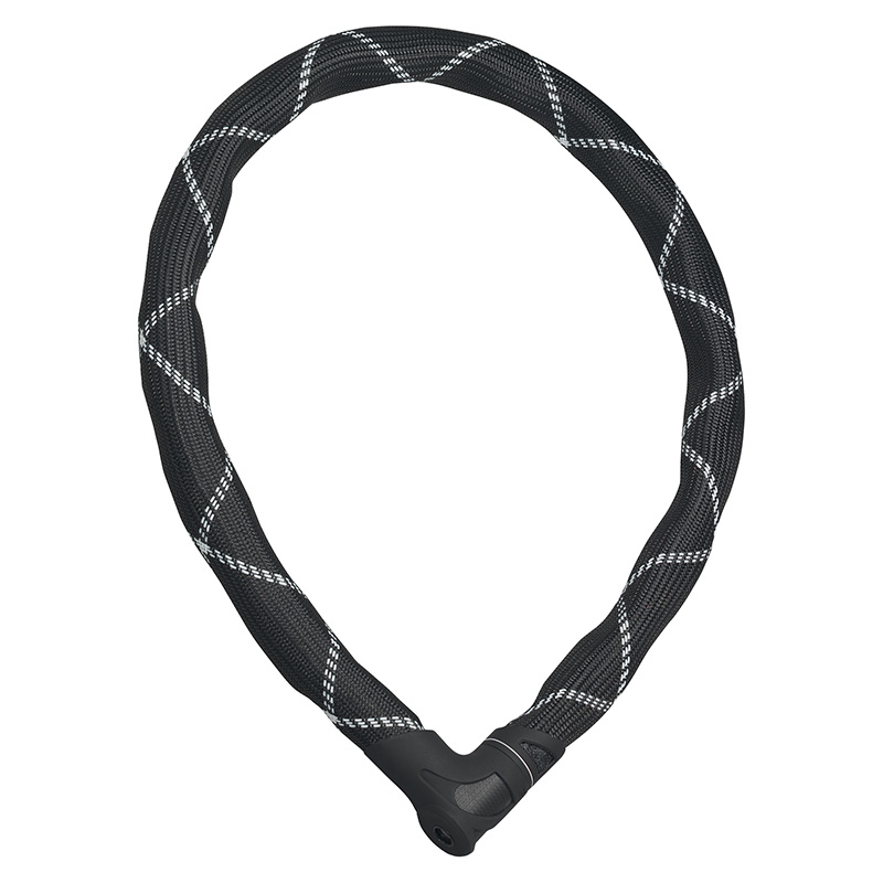 Antivol Vélo Abus Catena 6806K - Chaîne Noire De 85 Cm Avec Clé