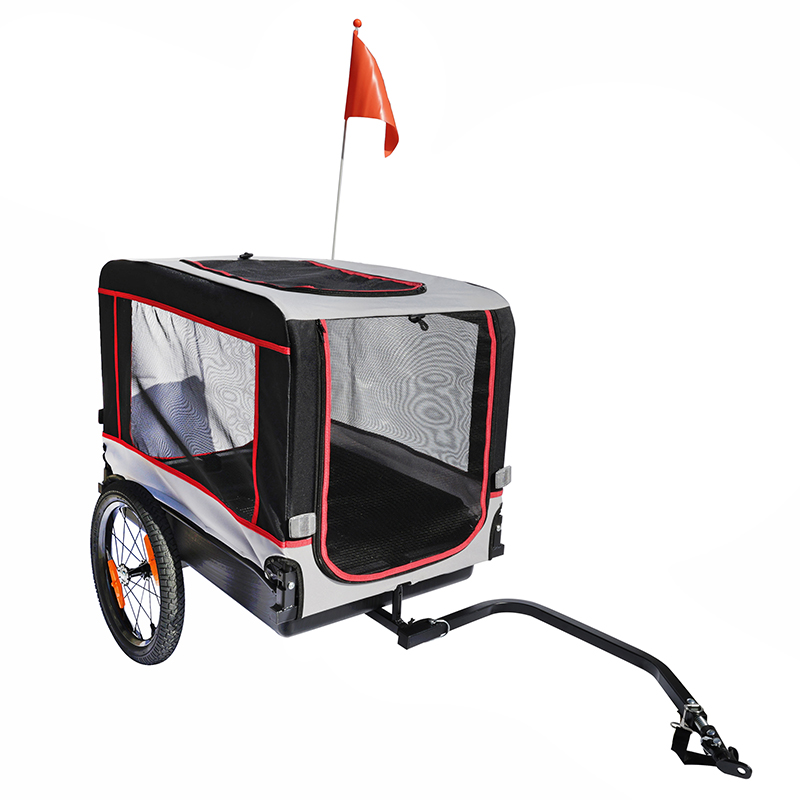 Remorque vélo utilitaire maxi avec fixation axe de roue remorque P2R - Remorques - Bagagerie et