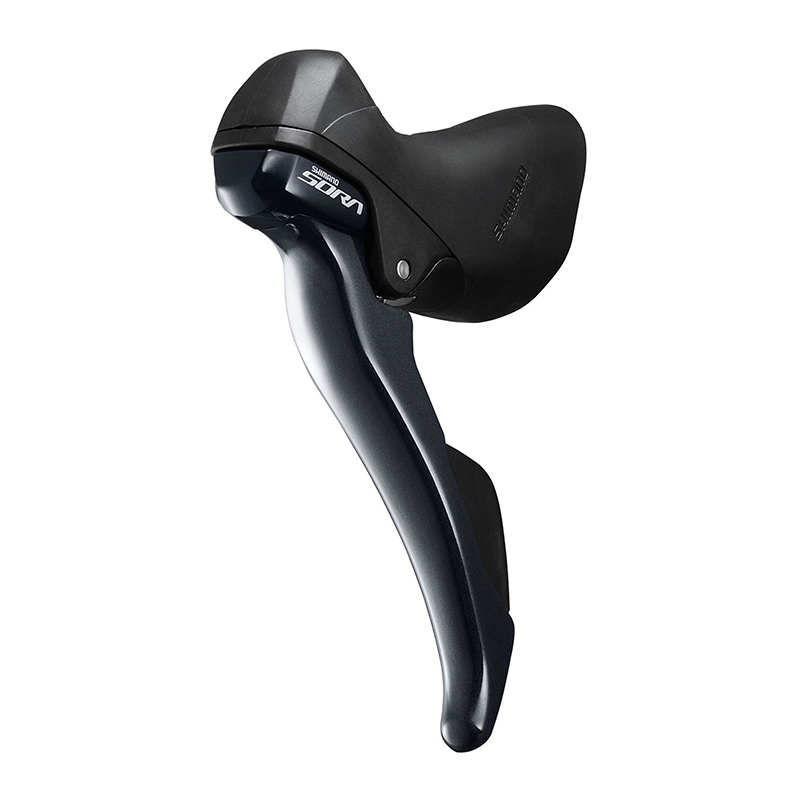 2 Leviers De Frein De Vélo Double - Aluminium Noir - Universels