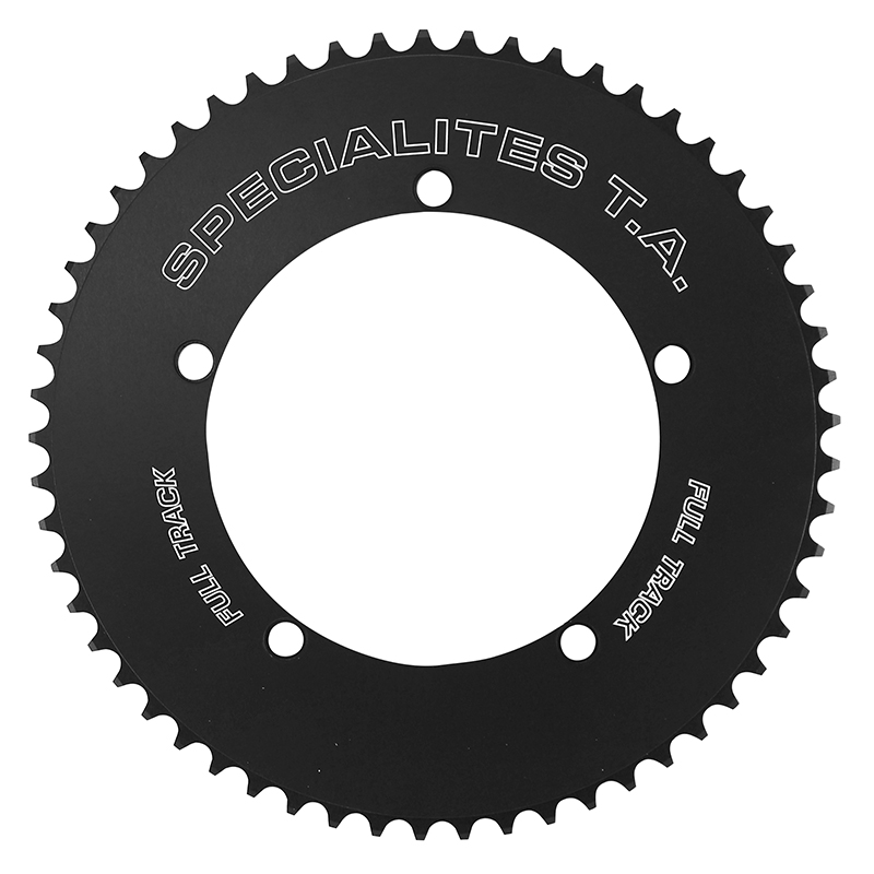 Spécialités TA PLATEAU PISTE 5BRA D.144 TA FULL TRACK NOIR ALU 7075 POUR CHAINE 3.17mm (11-8)