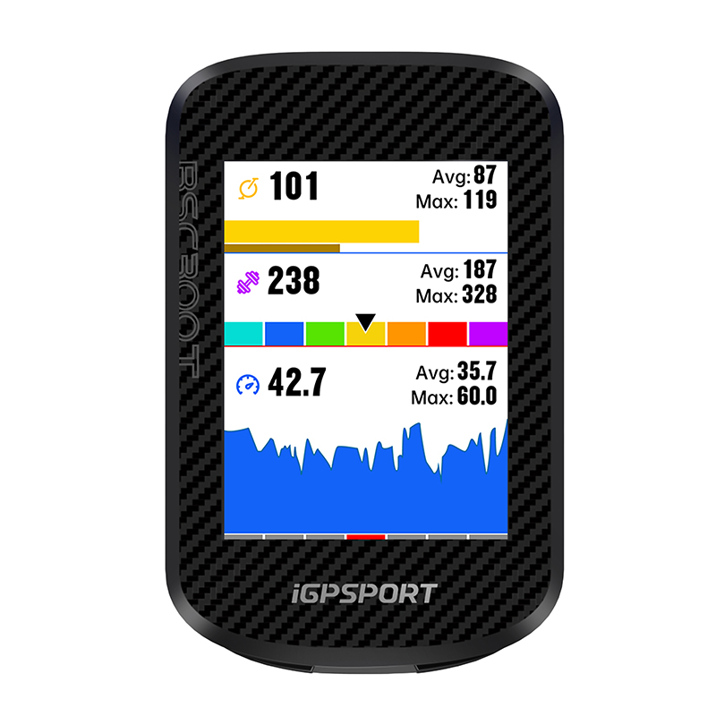 Compteur Velo Ordinateur De Vélo GPS IGPSPORT IGS620 FOUR - Écran 2,2 étanche - Mesure Fréquence Cardiaque IGS620 FOUR Sans Fil étanche Fréquence Cardiaque
