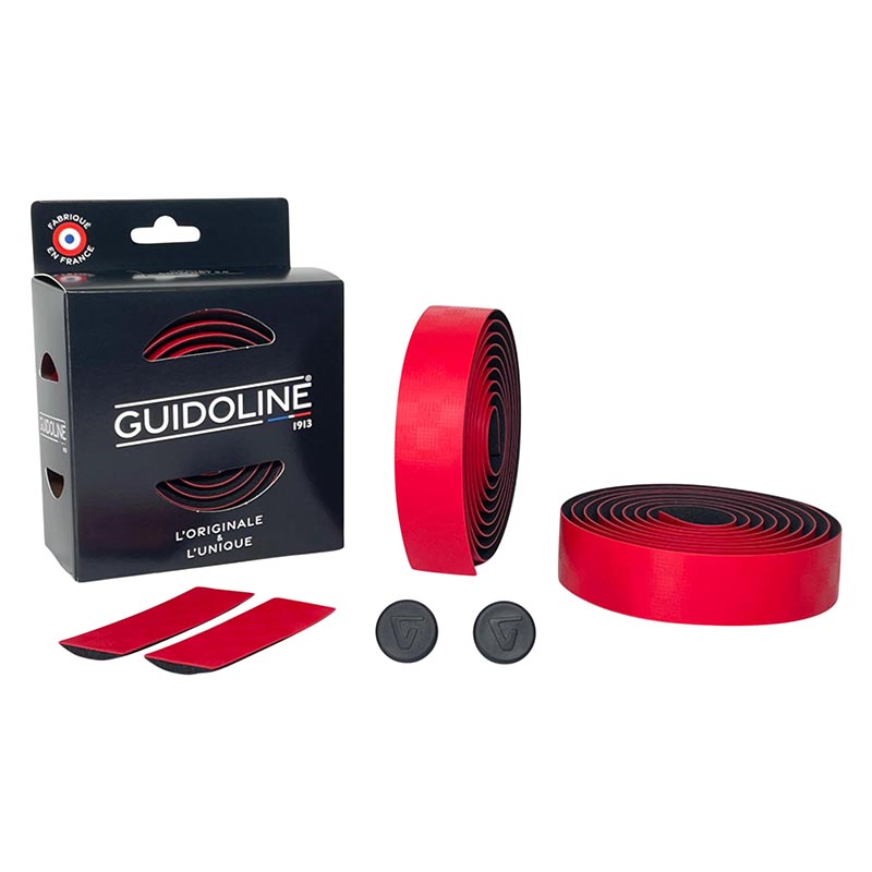 RUBAN DE GUIDON / CINTRE VELOX TRESSOSTAR COTON ROUGE 20mm X 2,60M