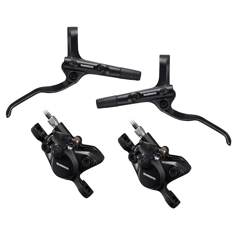 FREIN A DISQUE VTT HYDRAULIQUE SHIMANO MT200 AV+AR NOIR DURITE 900+1700MM (SANS DISQUE)