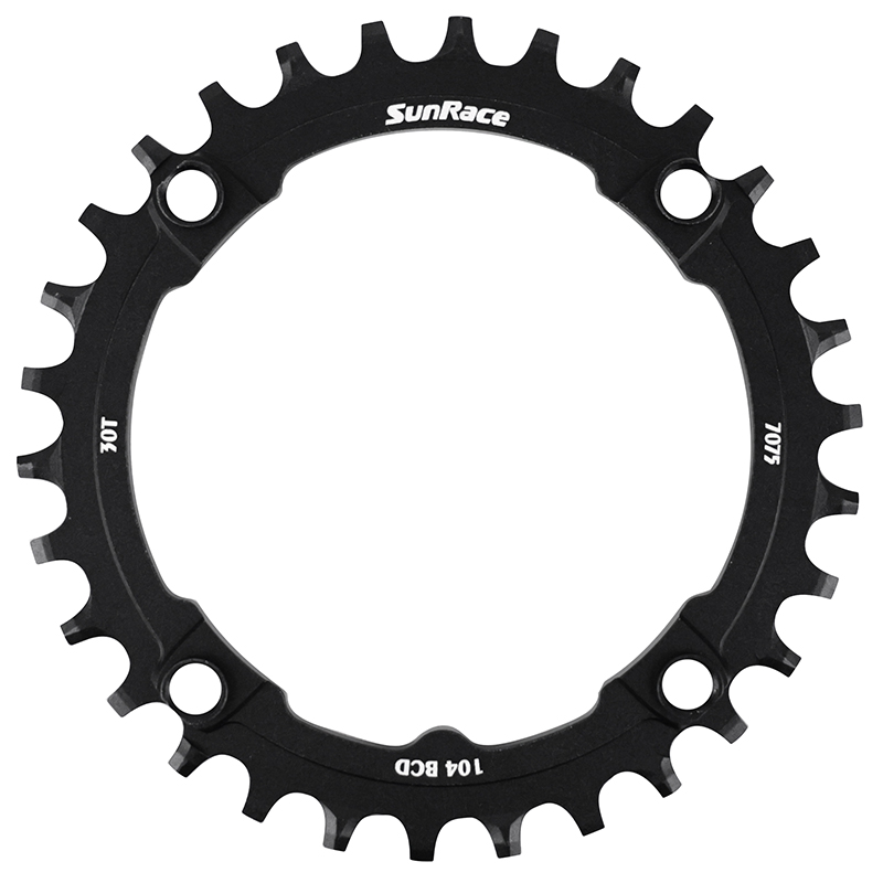 Plateau VTT Sunrace 36 Dents Alu 4 Bras D.96 Pour 10/11/12 Vitesses