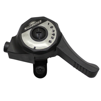 Sunrace MANETTE VTT DROITE SHIFT A COLLIER SUR CINTRE 6V.
