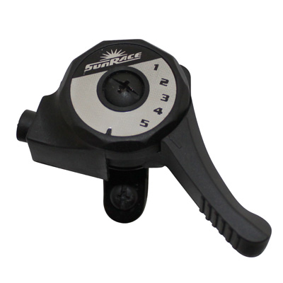 Sunrace MANETTE VTT DROITE SHIFT A COLLIER SUR CINTRE 5V.