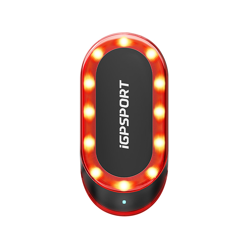 Phare Avant Et Arrière De Vélo Rechargeable IGPSPORT - 1200 Lumens - USB-C - Batterie 5000 MAh