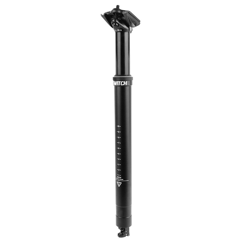 Tige De Selle Télescopique VTT SWITCH Alu Noir - Diamètre 30.9mm, Longueur 400mm, Réglage Par Came, Neuve