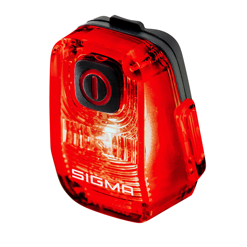 SIGMA Aura 30 | Eclairage Vélo LED 30 Lux | éclairage Avant à Piles | 2 Modes D'éclairage | Couleur : Noir